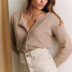 Sezane Gaspard Cardigan Sweater New with Tag